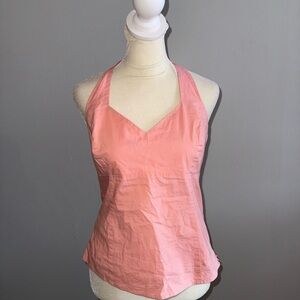 Ann Taylor Peach Halter Top
